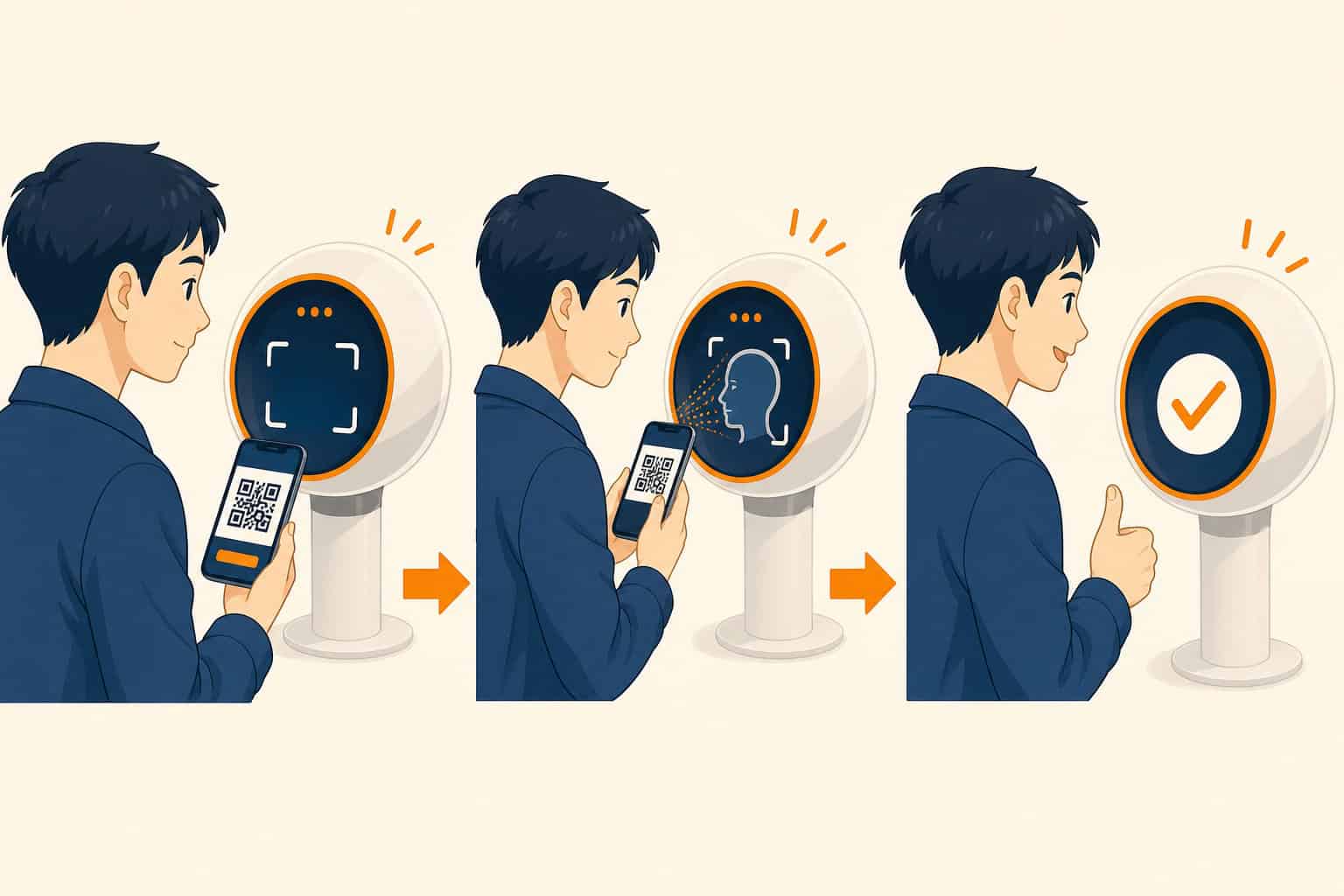 World Appを使ったセルフOrb認証の流れ