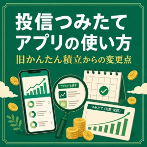 SBI証券 投信つみたてアプリの使い方｜旧かんたん積立からの変更点と積立設定